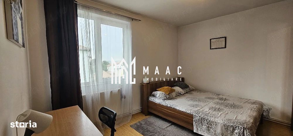 Apartament 3 camere Sibiu | Trei Stejari | 75 mp, mobilat — fotografia 3