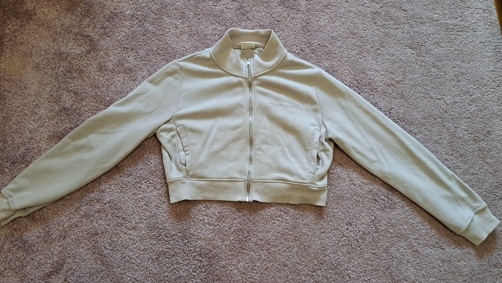 Сив къс суитчър L размер - Pull&Bear