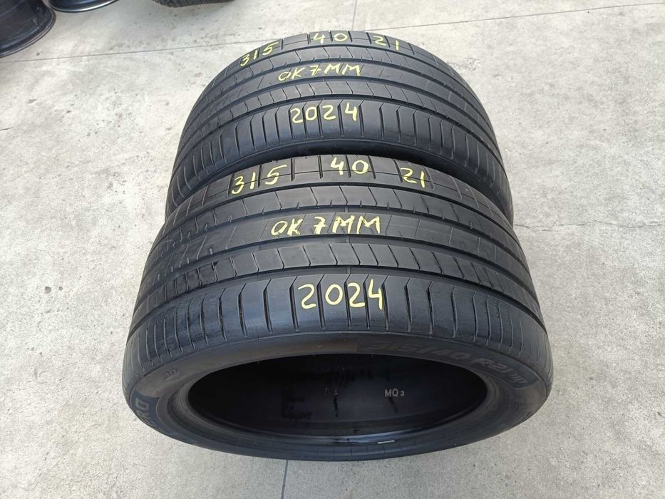 Doua anvelope vara 315 40 21 pirelli p zero pz4 MO profil de 7 mm dot 2024