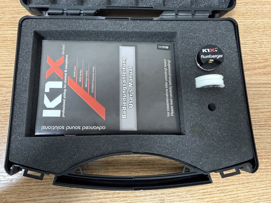 Doza clarinet, saxofon Rumberger K1 X stare noua