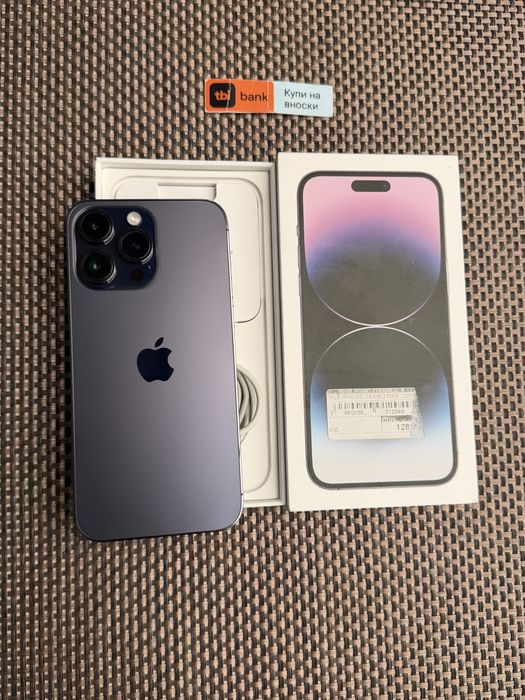 100%  128Gb ! iPhone 14 Pro Max / Deep Purple * ЛИЗИНГ TBI BANK