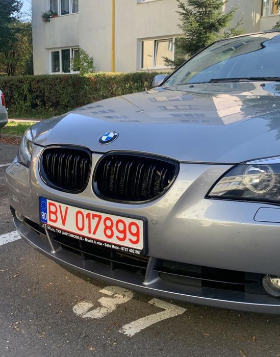 Grila dubla grilaj nari BMW Seria 3 E90 E91 FL facelift negru