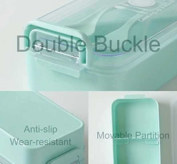 Кутия за обяд с вилица и лъжица