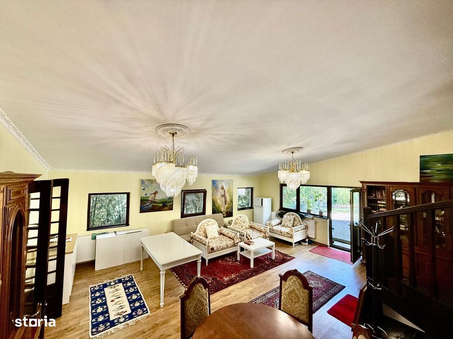 De închiriat|3 camere|136 mp utili|Curte 300 mp|2 locuri de parcare