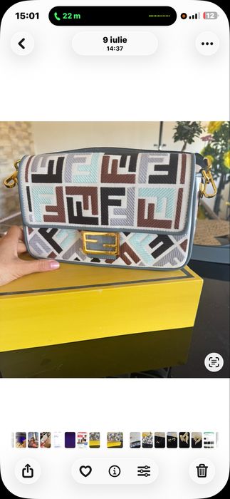 Geanta superba colorara fendi