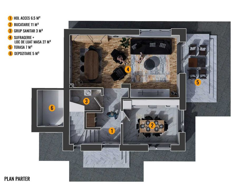 casa 4 camere SmartEnergy complex centru Chiajna