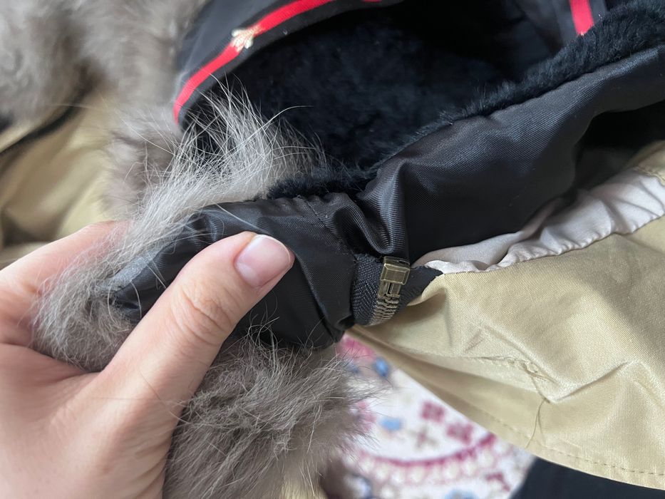 Парка с натуральным мехом