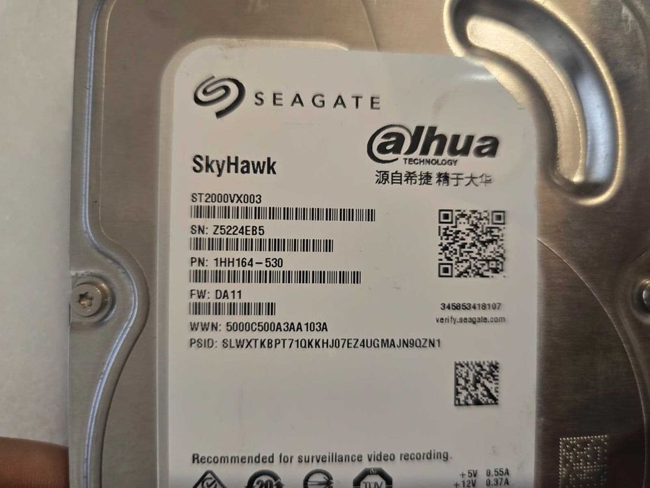 Hard disk desktop Seagate 2TB, 64MB, 5900rpm ST2000VX003