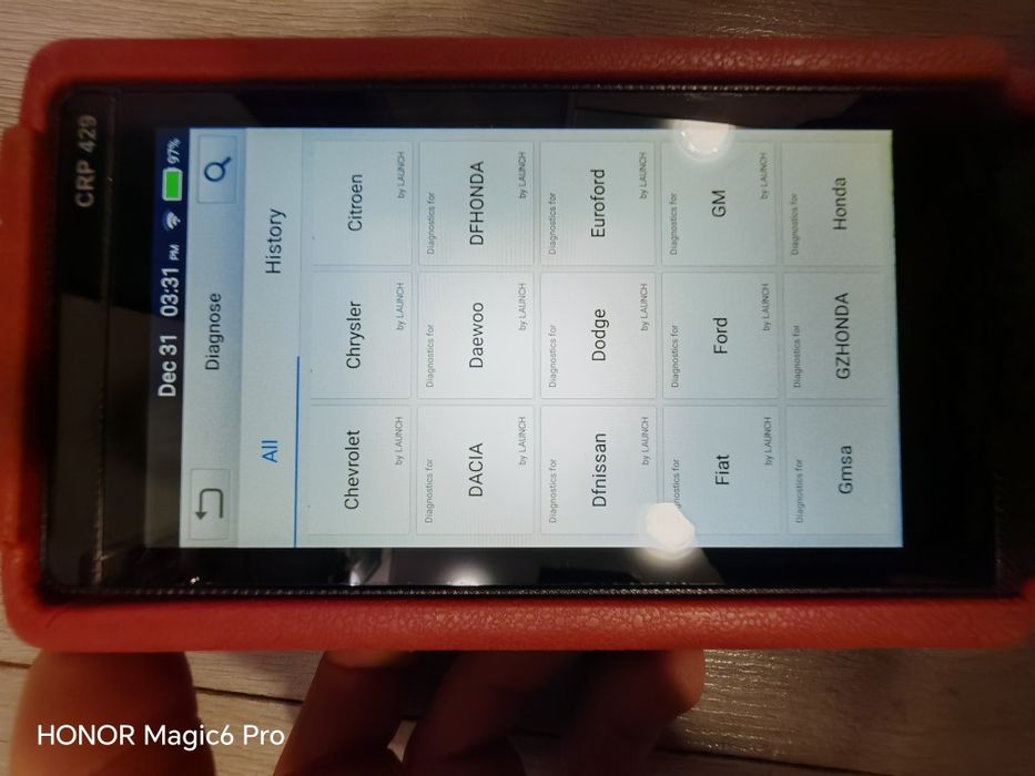 Tester/diagnoza Launch CRP429