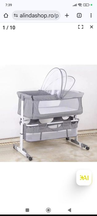 Pătuț atașabil pentru bebeluși