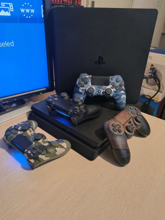 С ГАРАНЦИЯ 1Г Sony PlayStation 4 Slim SW 9.6 PS4 профилактиран 500 GB