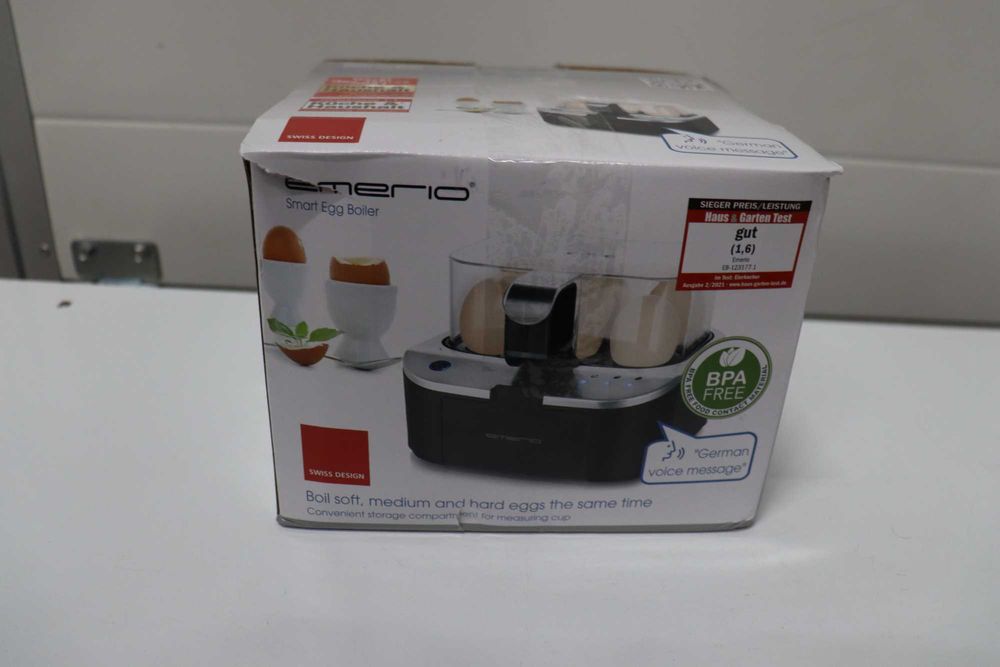 EMERIO Говореща машина за яйца Sieger EB-123177.1 три нива на готвене