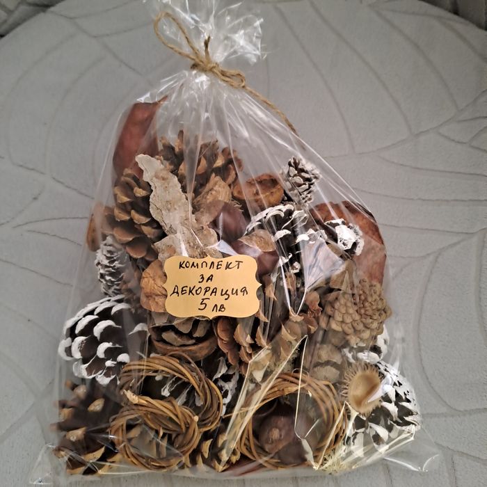 Естествени материали за декорации