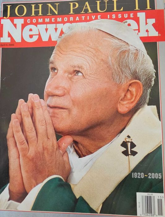 Revista Time Magazine, lot 7 reviste cu coperta cu Papa Francisc (5 numere), Papa Ioan-Paul [1 numar + 1 nr Newsweek) si (1 numar) cu Papa Benedict .