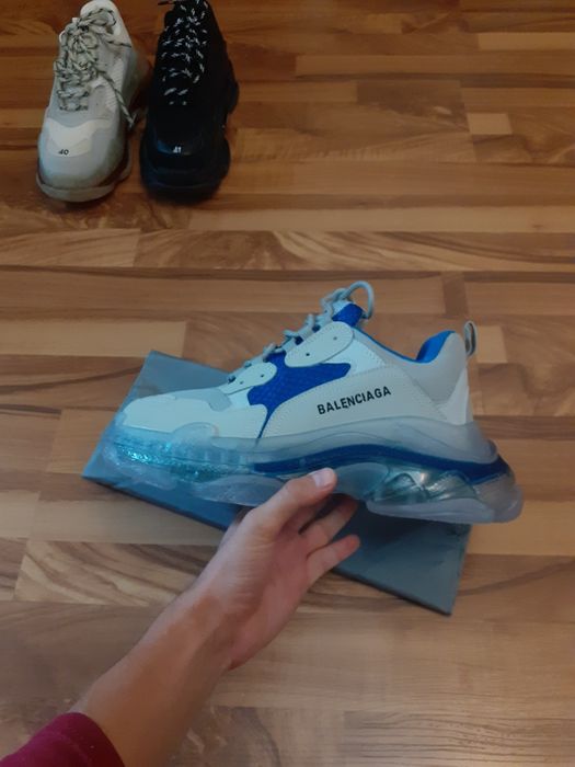 Balenciaga triple s dark blue