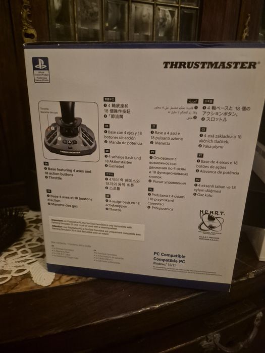 thrustmaster play station simulator