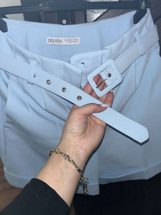 Комплект DILVIN сако и панталонки светло син