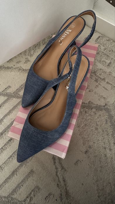 Туфли джинсовые класные за 8000