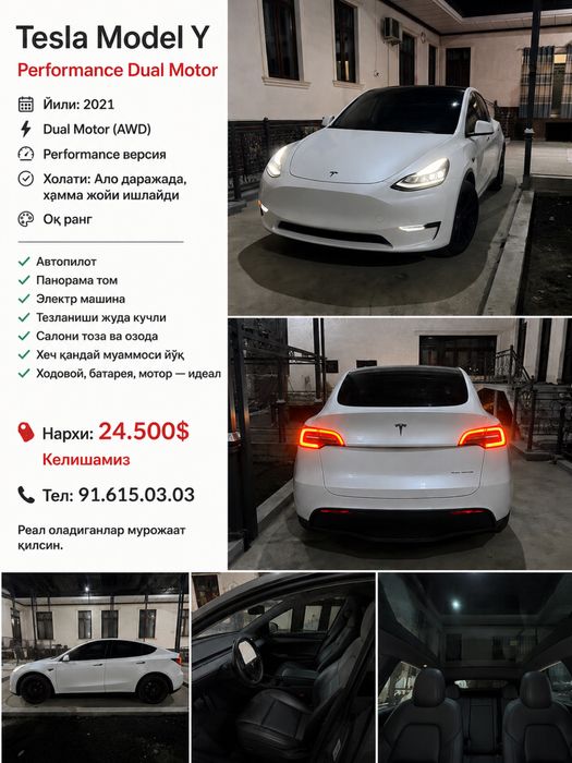 Tesla Model Y Performance Dual Motor
