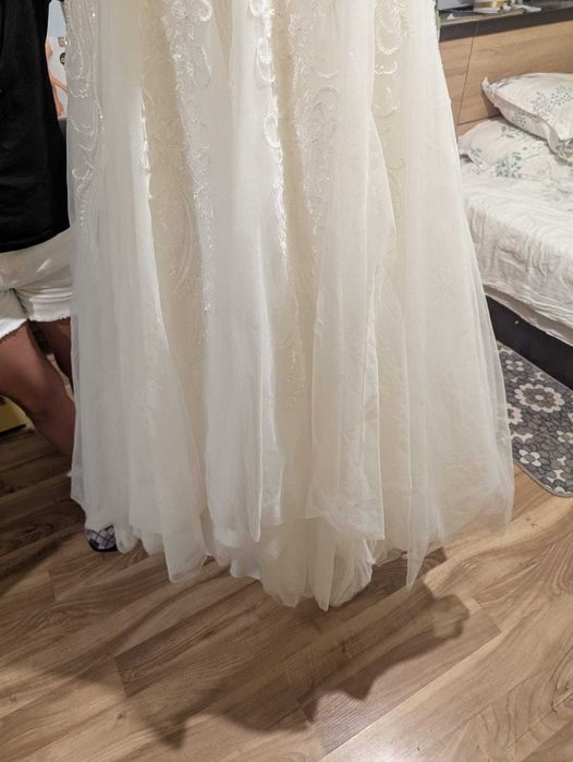 Булчинска рокля + воал купувана  от Асеновград