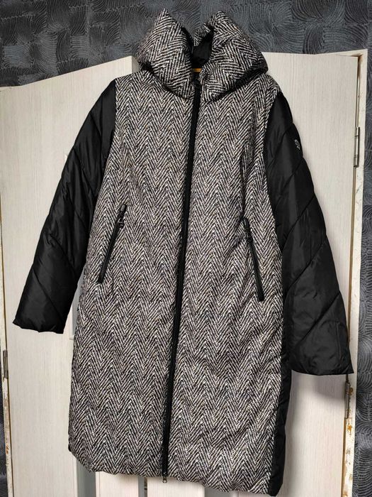 Пуховик зимний женский 52 размер б/у