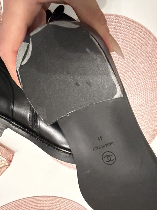 Cizme Chanel  piele naturala 39