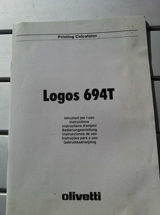 Masina de calcul cu banda de hartie, Olivetti.