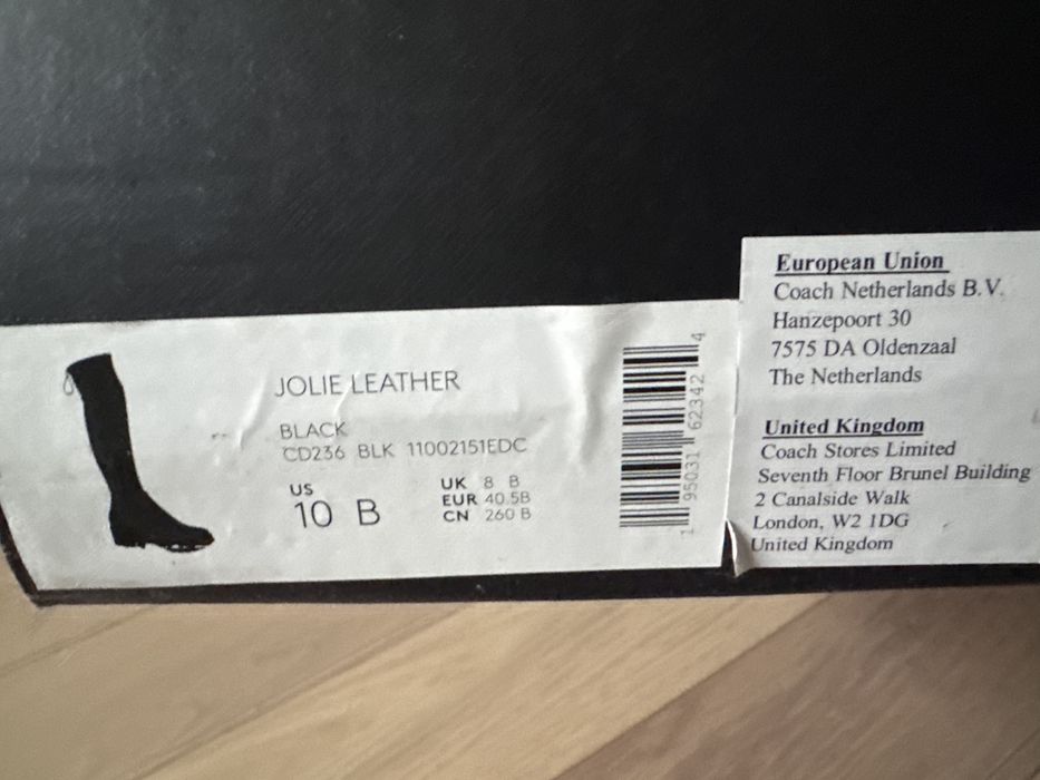 Ботуши над коляното Coach