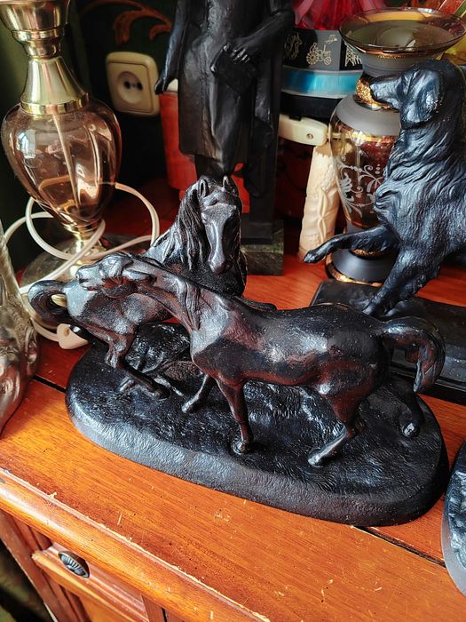 Статуэтки Собаки лошади чугун Касли СССР