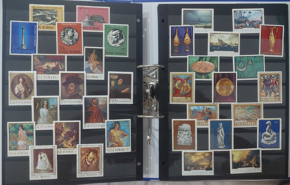 Album cu timbre romanesti + bonus