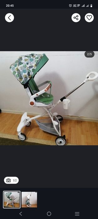 Прогулочна коляска и качалка толокар