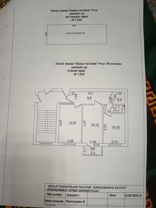 2 honali uy / 54 kvadrat