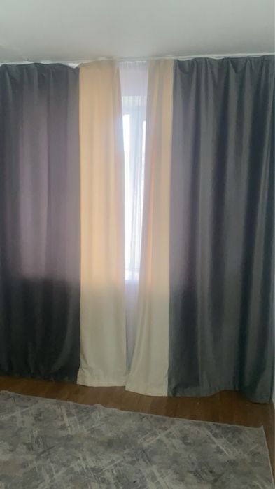 бу шторы по 6000тг с тюлем