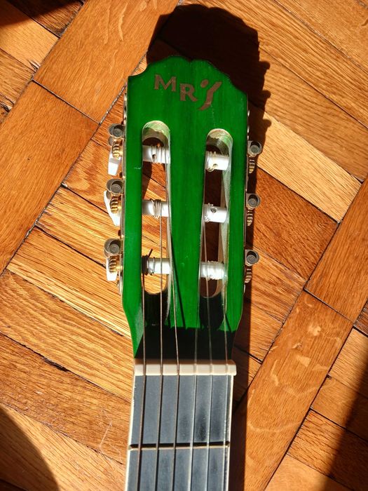 Chitara clasica handcrafted - verde