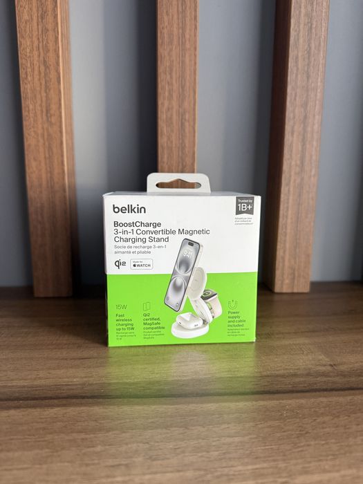 Incarcator Wireless Belkin 3 in 1 BoostCharge Qi2 - Nou - Sigilat