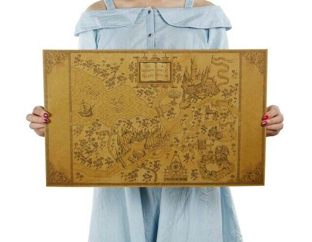 Карта из Волшебного мира Гарри Поттера