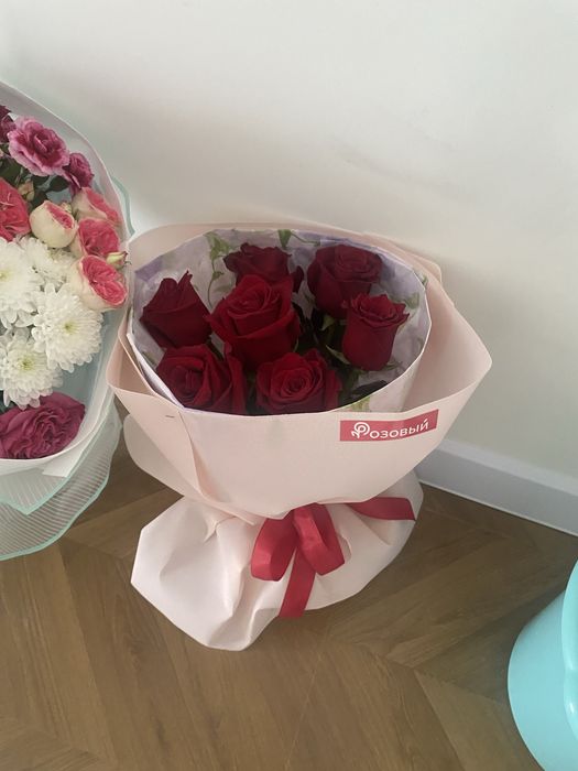 Цветы букет розы