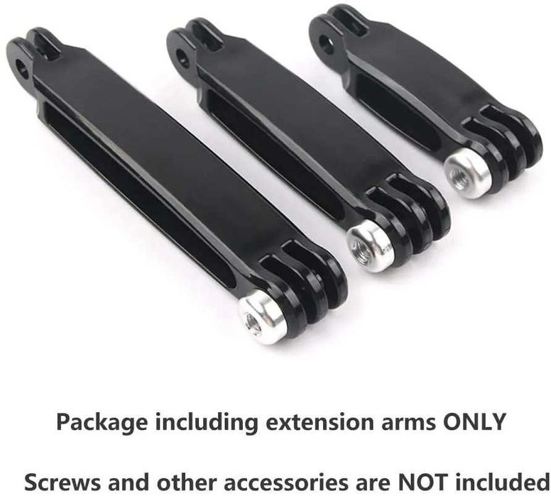 Set 3 brate extensii casca motocicleta / bicicleta / ski camera Gopro