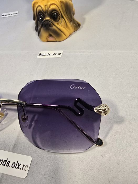 Ochelari de soare Cartier Cobra Purple, made in Italy