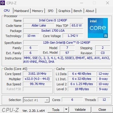 Игровой компьютер i5 12400f 2060S