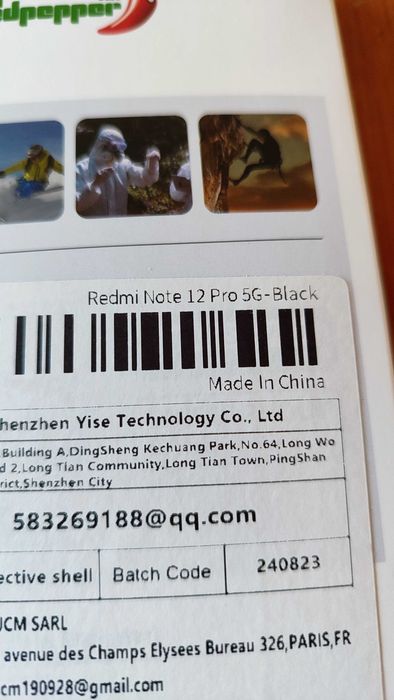 Калъф за телефон Redmi note 12 pro 5g