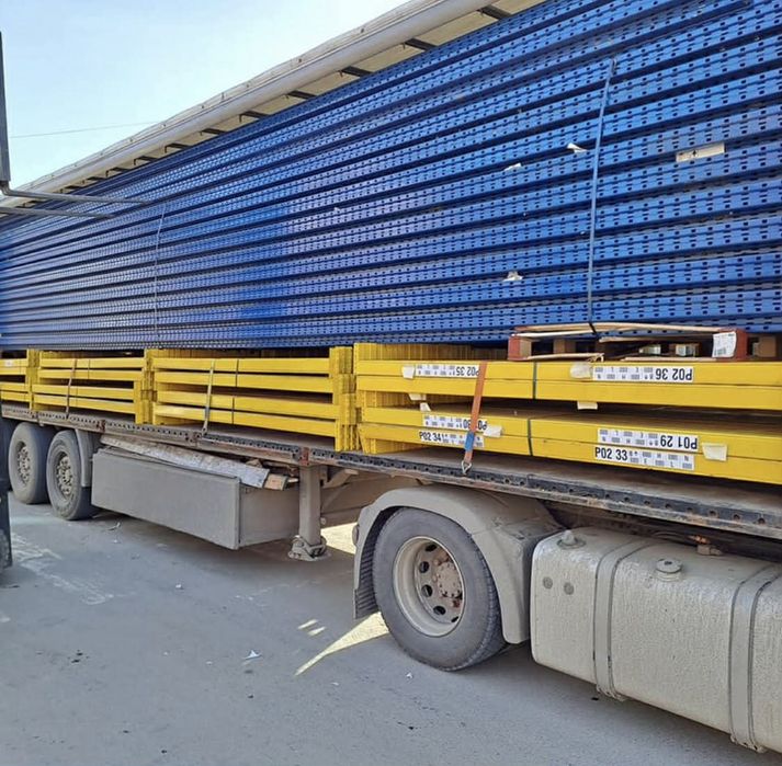 Rafturi metalice pt Europaleți Stare foarte bună ( noi si second-hand