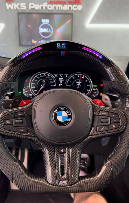 Volan BMW M Carbon Seria G - Incalzire - Vibratii - Traffic Jam Assist