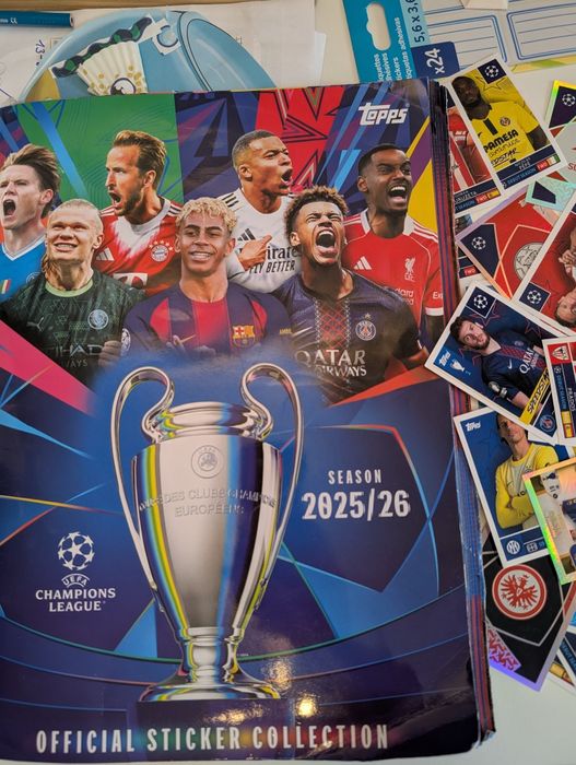 Vând sau schimb cartonase Topps Champions League 2025-2026