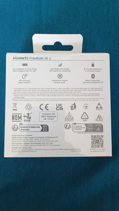 Продавам слушалки HUAWEI FREE BUDS SE 2