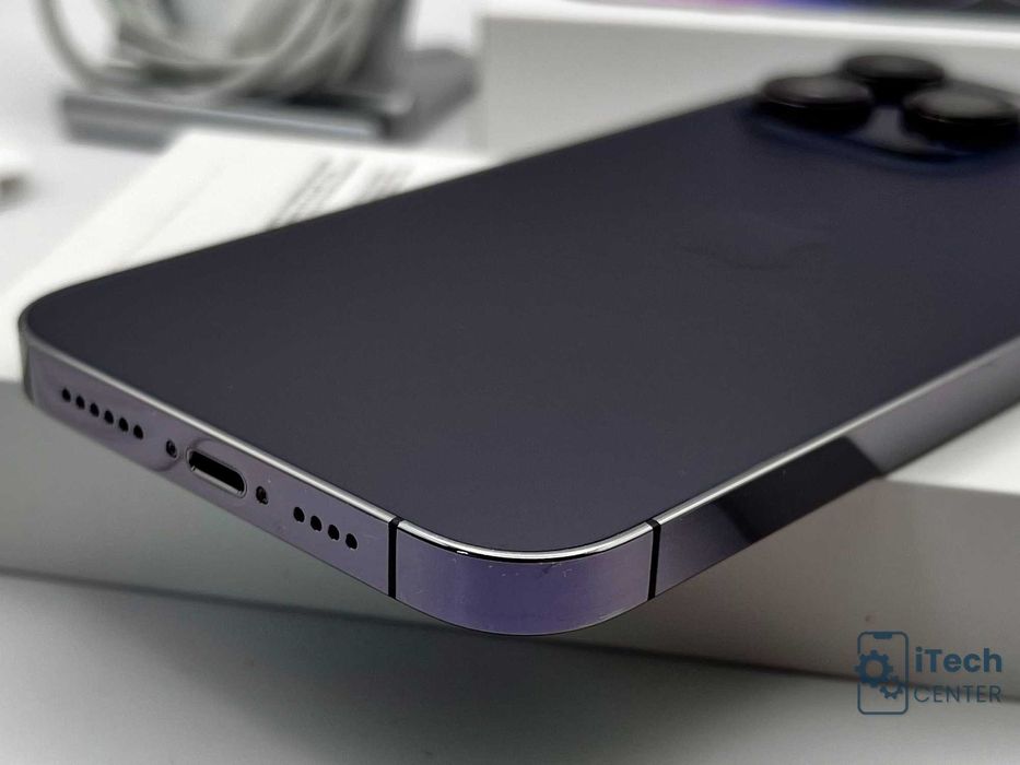 iPhone 14 Pro MAX, 128GB, Purple, 100% батерия, КАТО НОВ, ГАРАНЦИЯ!