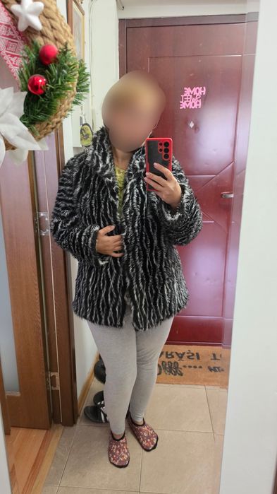Haina din blana sintetica
