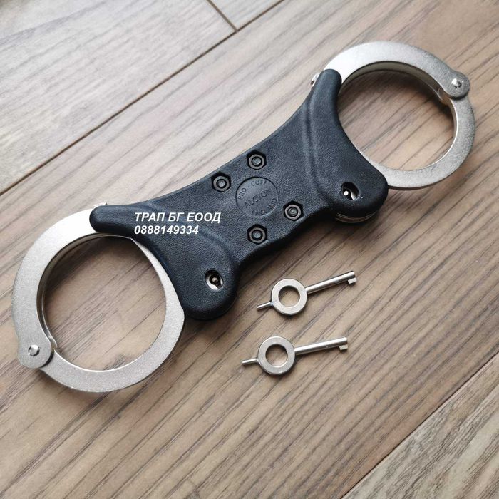 Alcyon Испания - Стоманени твърди белезници с двойна ключалка - 5050-R