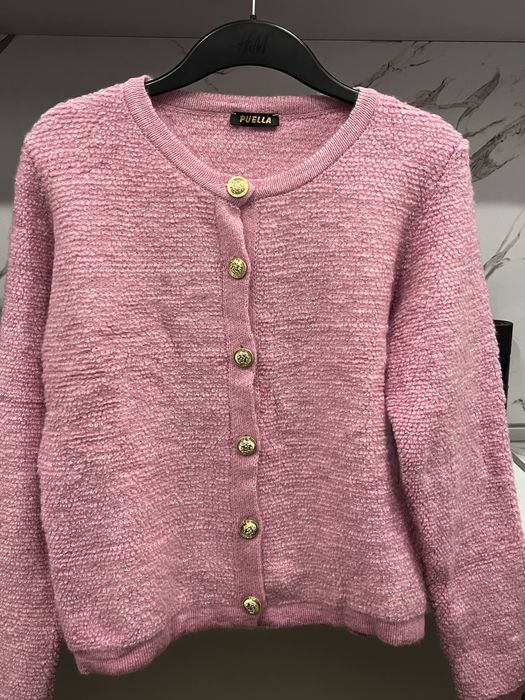 Нова плетена розова жилетка, универсален размер