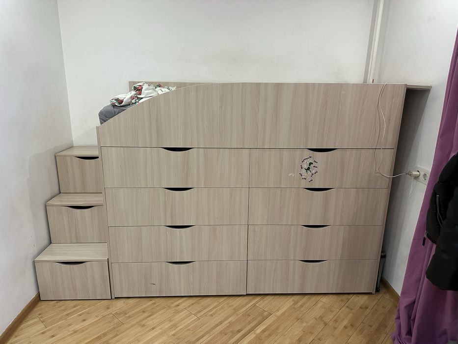 Кровать детская с ящиками